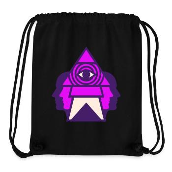 Third Eye Logo - Stanley/Stella Recycled Gym Bag - black - Front