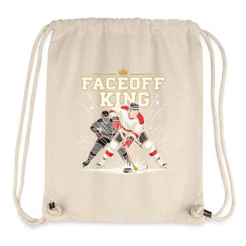 Humor Commitment Player Hockey Center - Stanley/Stella Recycled Gym Bag - natural - Front