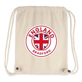 England Bradford Flag Shield - Stanley/Stella Recycled Gym Bag - natural - Front