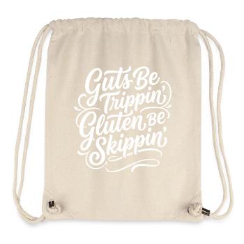 Glutenfrei Humor Zöliakie Spruch Design - Stanley/Stella recycelter Gym Bag - Naturweiß - Vorne