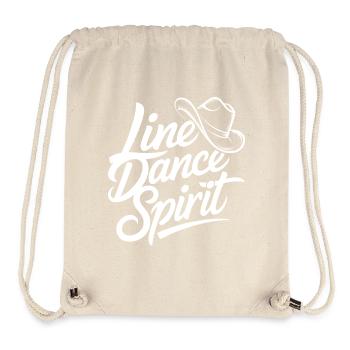 Line Dance Spirit - Stanley/Stella recycelter Gym Bag - Naturweiß - Vorne