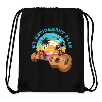 My Retirement Plan Ukulele Hawaii Musiker Rentner - Stanley/Stella recycelter Gym Bag - Schwarz - Vorne