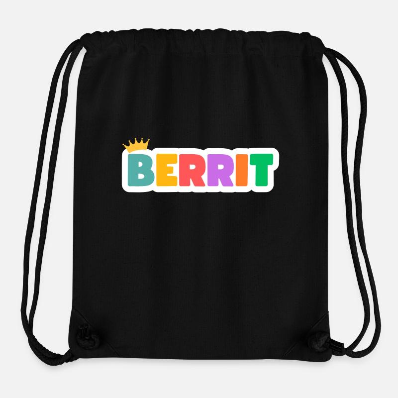 Berrit! Customizable - Stanley/Stella Recycled Gym Bag - black