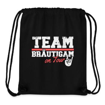 Team Bräutigam Junggesellenabschied - Stanley/Stella recycelter Gym Bag - Schwarz - Vorne