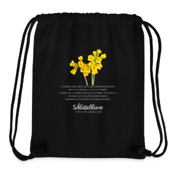 Schlüsselblume Design - Stanley/Stella recycelter Gym Bag - Schwarz - Vorne