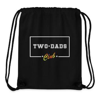 Two dads club Familie LGBT 2 Papas Väter - Stanley/Stella recycelter Gym Bag - Schwarz - Vorne