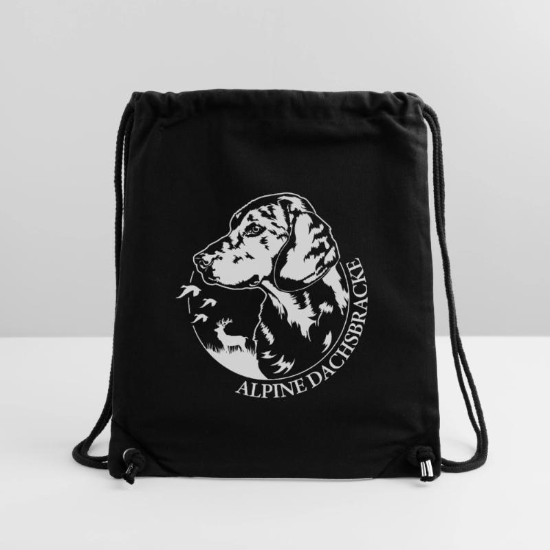 ALPINE DACHSBRACKE Hundeportrait Jagdhund Wilsigns Stanley/Stella recycelter Gym Bag