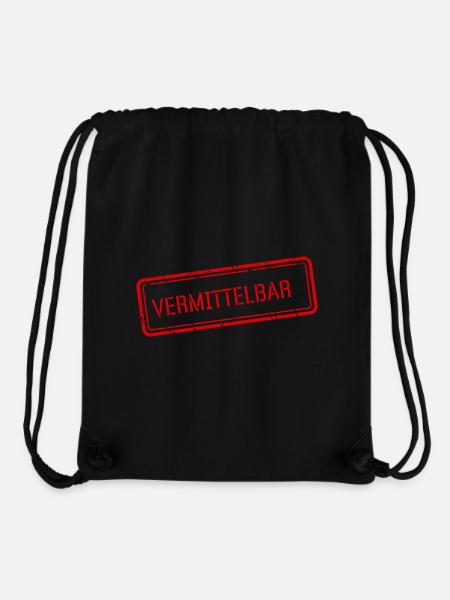 Vermittelbar | Single Frau | Single Mann | Dating - Stanley/Stella recycelter Gym Bag - Schwarz