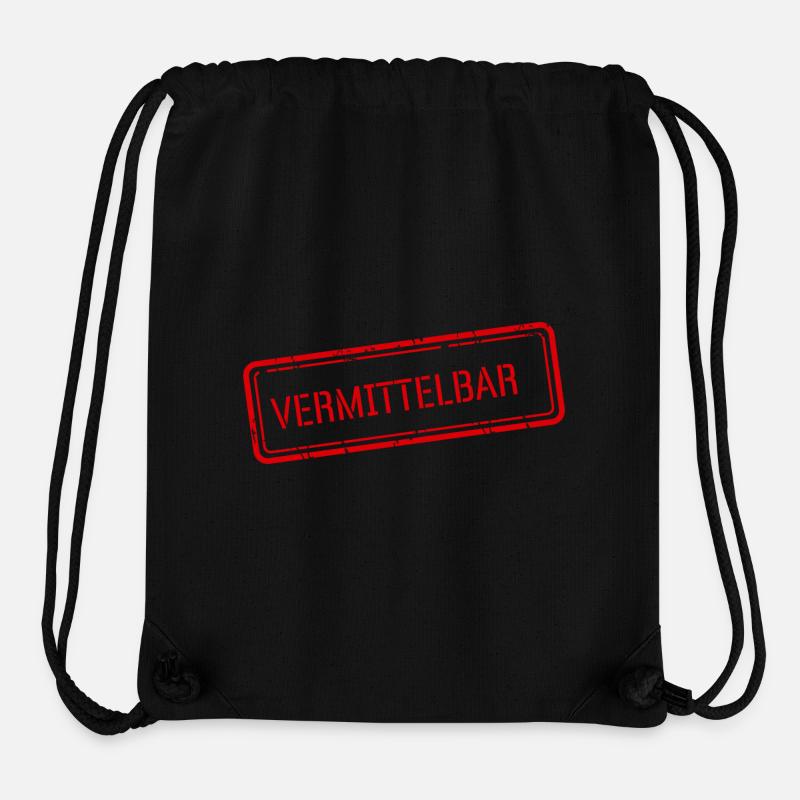 Vermittelbar | Single Frau | Single Mann | Dating - Stanley/Stella recycelter Gym Bag - Schwarz
