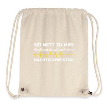 Night Nurse Nurse Emergency Room - Stanley/Stella Recycled Gym Bag - natural - Front