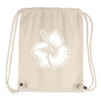 Hibiskus - Stanley/Stella recycelter Gym Bag - Naturweiß - Vorne