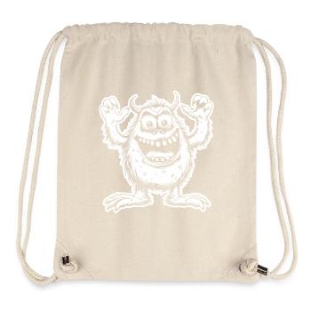 Monster - Stanley/Stella recycelter Gym Bag - Naturweiß - Vorne