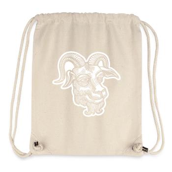 Steinbock Ziege - Stanley/Stella recycelter Gym Bag - Naturweiß - Vorne