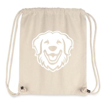 Golden Retriever Dog Dogs - Stanley/Stella Recycled Gym Bag - natural - Front