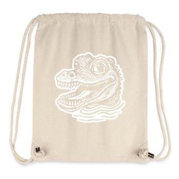 Crocodile Alligator - Stanley/Stella Recycled Gym Bag - natural - Front