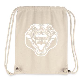 Crocodile Alligator - Stanley/Stella Recycled Gym Bag - natural - Front