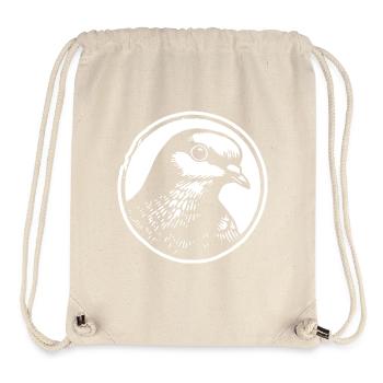 Taube Brieftaube Taubenzüchter Geschenke - Stanley/Stella recycelter Gym Bag - Naturweiß - Vorne