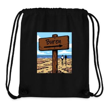 Buren Ameland Resort - Stanley/Stella Recycled Gym Bag - black - Front