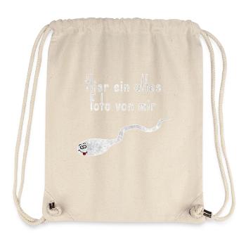 Old photo of me funny saying - Stanley/Stella Recycled Gym Bag - natural - Front