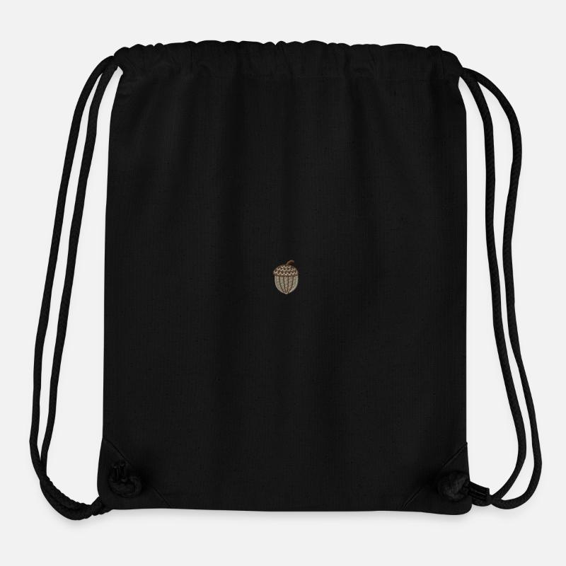 Eichel bestickt - Stanley/Stella recycelter Gym Bag - Schwarz