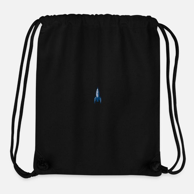 Rakete - Stanley/Stella recycelter Gym Bag - Schwarz