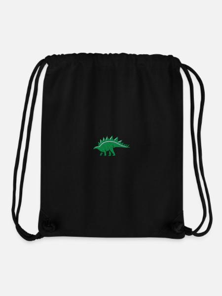 Stegosaurus bestickt - Stanley/Stella recycelter Gym Bag - Schwarz