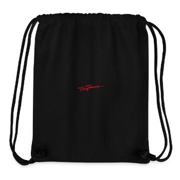 Tina Turner Signature Brodée - Sac à cordon recyclé Stanley/Stella - noir - Devant