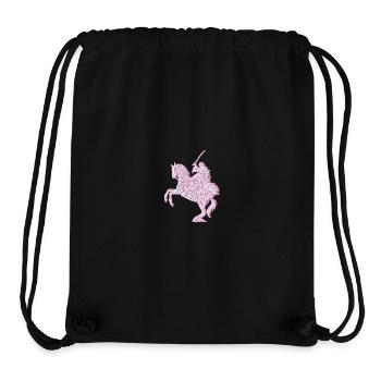 Der Herr Der Ringe Arwen Auf Pferd Stickdesign - Stanley/Stella recycelter Gym Bag - Schwarz - Vorne