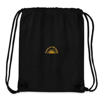Positives Statement Focus on the Good bestickt - Stanley/Stella recycelter Gym Bag - Schwarz - Vorne