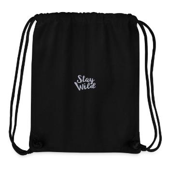 Stay wildly embroidered - Stanley/Stella Recycled Gym Bag - black - Front