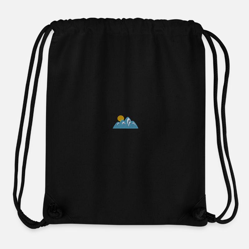 Eisberg bestickt - Stanley/Stella recycelter Gym Bag - Schwarz