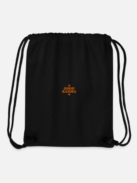 Good Karma Embroidered - Stanley/Stella Recycled Gym Bag - black
