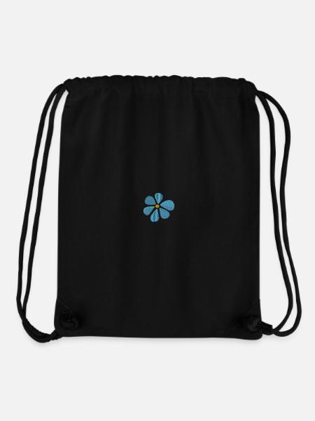 Embroidered daisy - Stanley/Stella Recycled Gym Bag - black