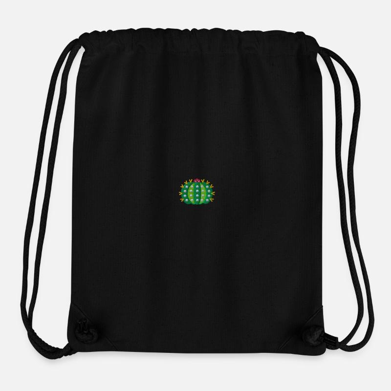 Kaktus 2 - Stanley/Stella recycelter Gym Bag - Schwarz