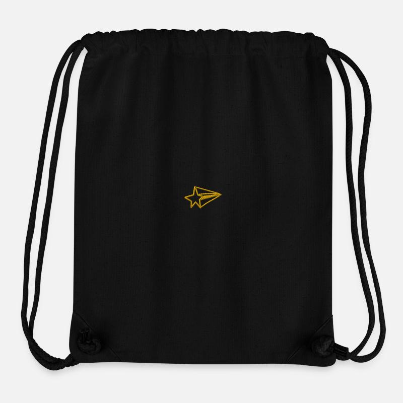 Star embroidered - Stanley/Stella Recycled Gym Bag - black