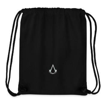 Logo Officiel Assassin's Creed En Broderie - Sac à cordon recyclé Stanley/Stella - noir - Devant