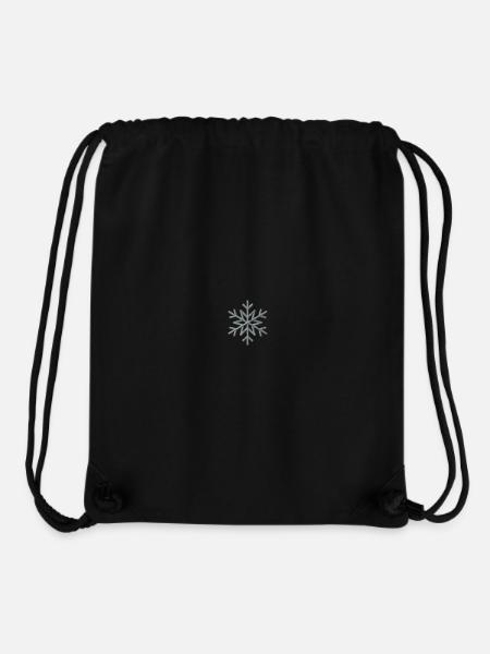 Snowflake - Stanley/Stella recycelter Gym Bag - Schwarz