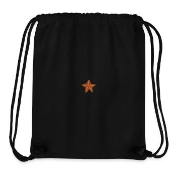 Starfish embroidered - Stanley/Stella Recycled Gym Bag - black - Front