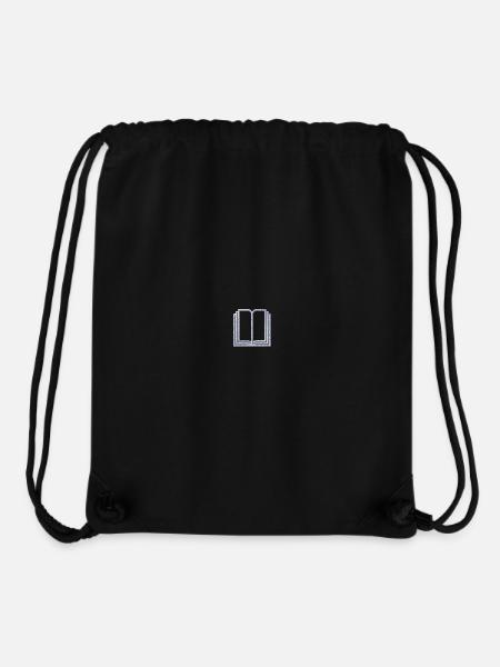 Book embroidered - Stanley/Stella Recycled Gym Bag - black