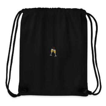 Sektgläser - Stanley/Stella recycelter Gym Bag - Schwarz - Vorne