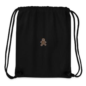 Lebkuchenmann bestickt - Stanley/Stella recycelter Gym Bag - Schwarz - Vorne