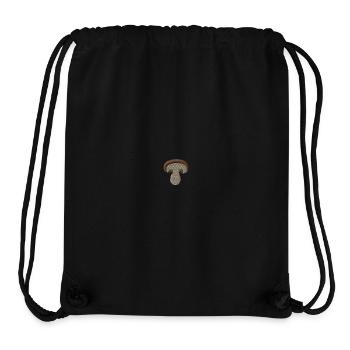 Champignon bestickt - Stanley/Stella recycelter Gym Bag - Schwarz - Vorne