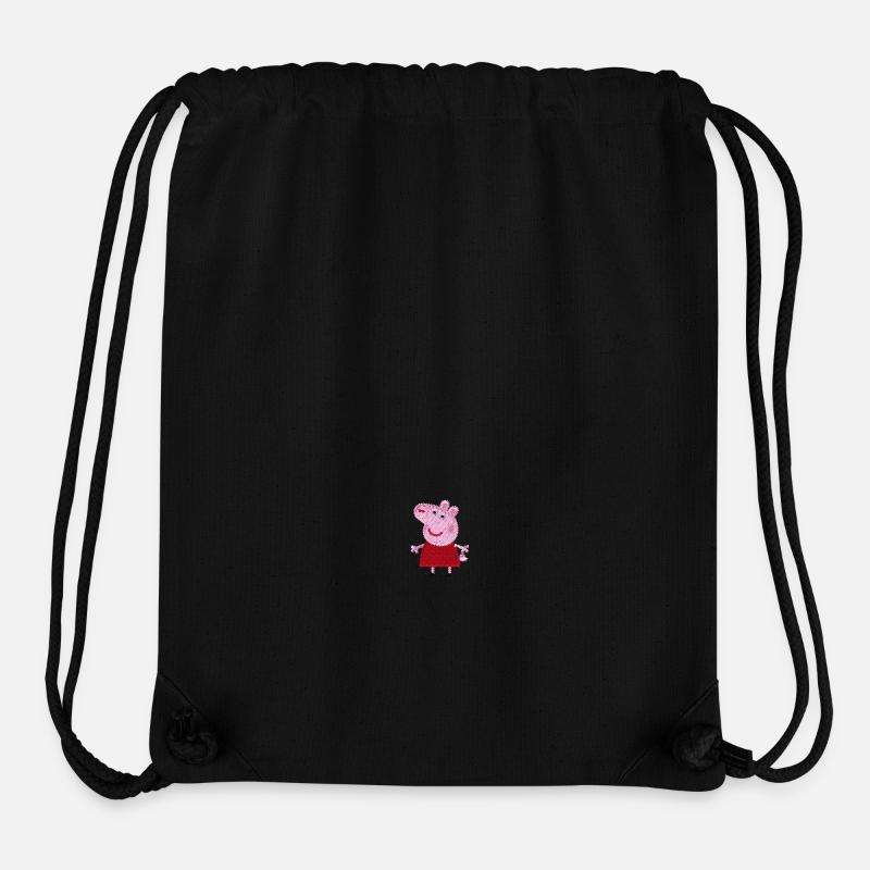 Peppa Wutz Stick - Stanley/Stella recycelter Gym Bag - Schwarz