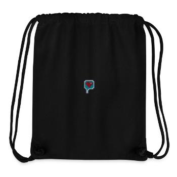 Pixel Heart - Stanley/Stella Recycled Gym Bag - black - Front