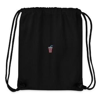 Limonadenbecher bestickt - Stanley/Stella recycelter Gym Bag - Schwarz - Vorne