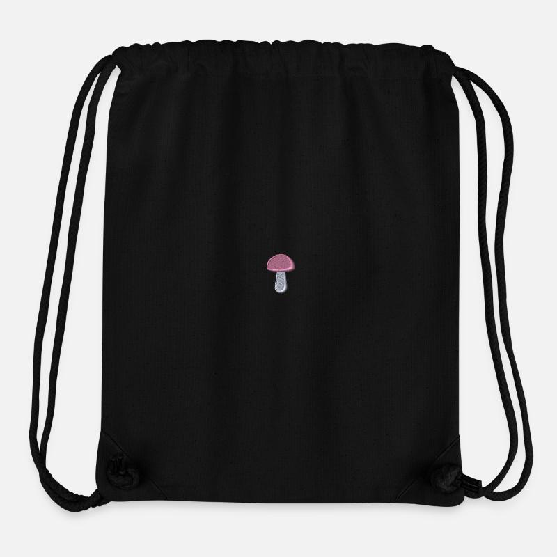 Pilz bestickt - Stanley/Stella recycelter Gym Bag - Schwarz
