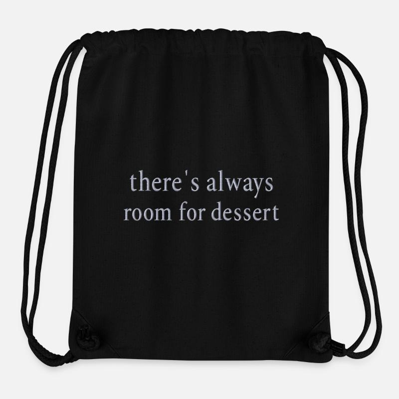 Statement Dessert Embroidered - Stanley/Stella Recycled Gym Bag - black