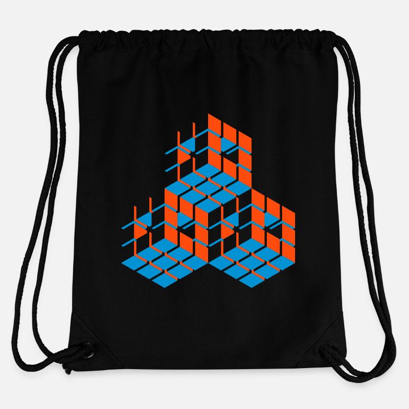 Cube - Stanley/Stella Recycled Gym Bag - black