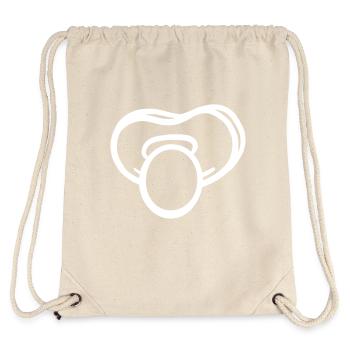 Pacifier Vector - Stanley/Stella Recycled Gym Bag - natural - Back