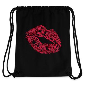 lèvres - Sac à cordon recyclé Stanley/Stella - noir - Dos